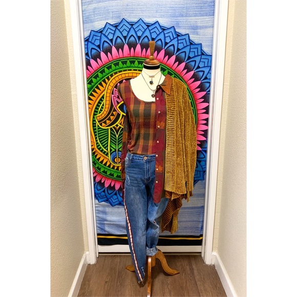 🌈 Stylish Vintage two piece top - Picture 13 of 13